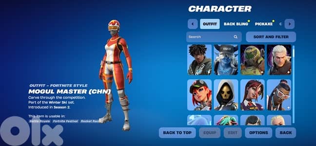 fortnite account for sale +200 skins og tryhard skins &backblings picx