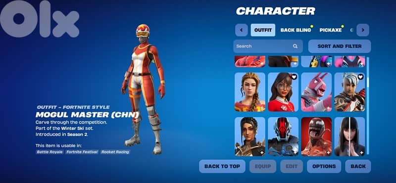 fortnite account for sale +200 skins og tryhard skins &backblings picx 6