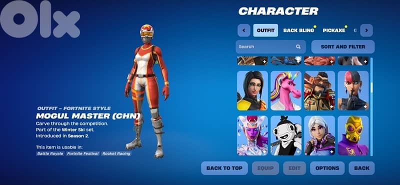 fortnite account for sale +200 skins og tryhard skins &backblings picx 7
