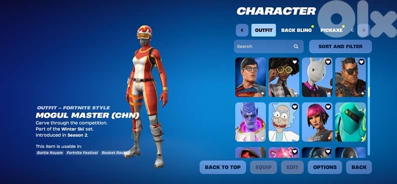 fortnite account for sale +200 skins og tryhard skins &backblings picx 8