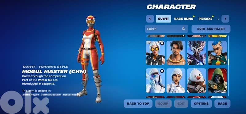 fortnite account for sale +200 skins og tryhard skins &backblings picx 10