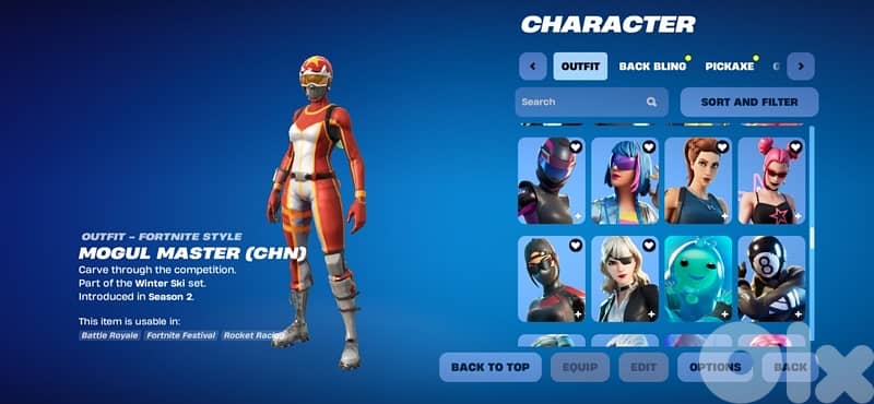 fortnite account for sale +200 skins og tryhard skins &backblings picx 11