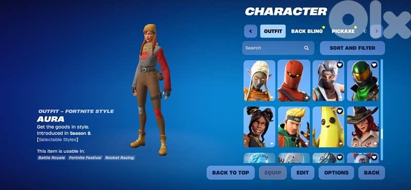 fortnite account for sale +200 skins og tryhard skins &backblings picx 15
