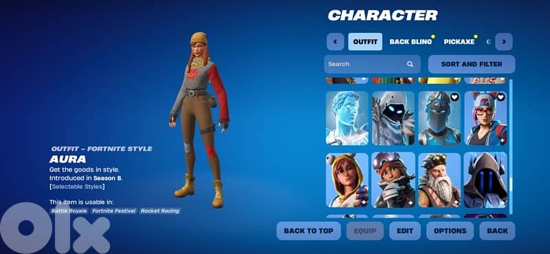 fortnite account for sale +200 skins og tryhard skins &backblings picx 17