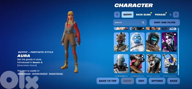 fortnite account for sale +200 skins og tryhard skins &backblings picx 18