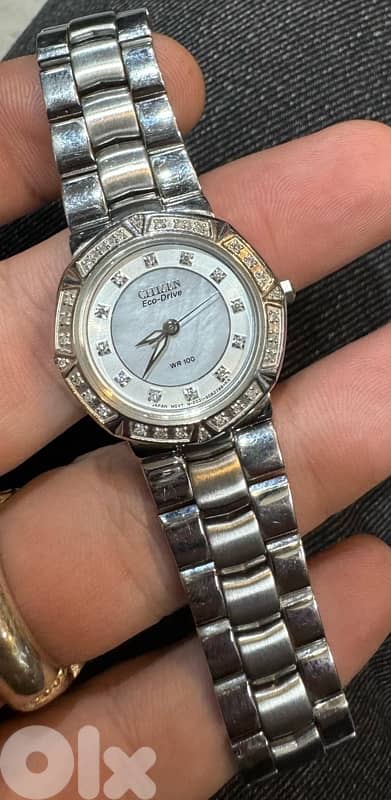 very clean citizen ecodrive diamond real 120$ 3