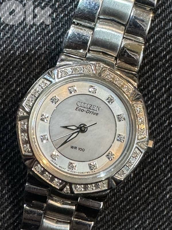very clean citizen ecodrive diamond real 120$ 4