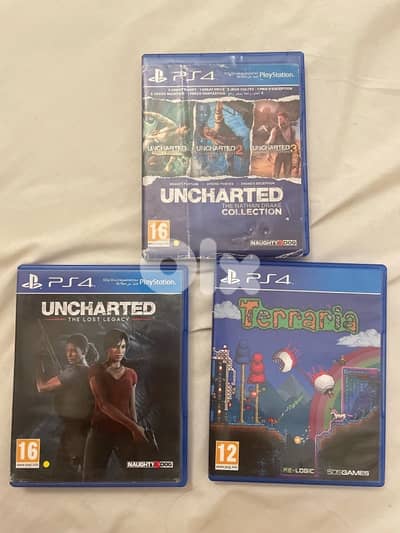 untouched video game cds for ps4