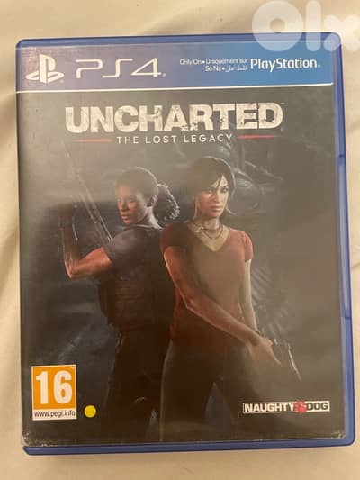 like new UNCHARTED FOR PS4
