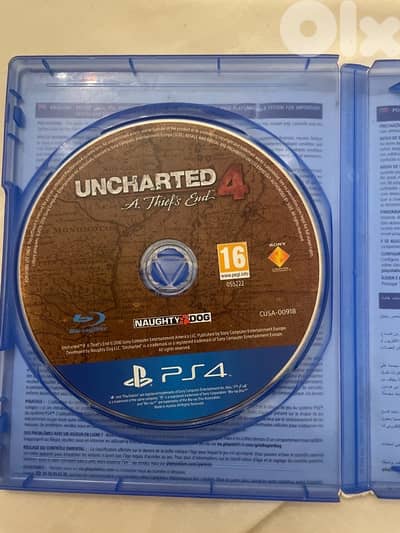 like new UNCHARTED 4 for ps4