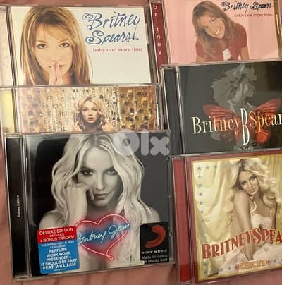 Britney Spears original albums (virgin megastore)