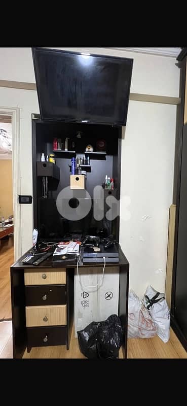 desks and tv unit