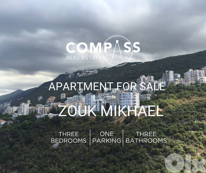 Apartment for sale in the Zouk Mikhael open view of the mountains. 0