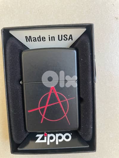zippo Lighter Anarchy brand new boxed