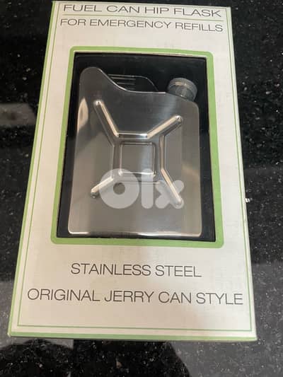 Hip Flask stainless steel Original Jerry Can Style
