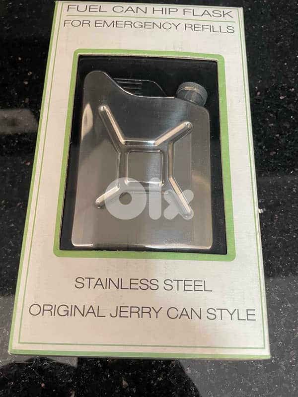 Hip Flask stainless steel Original Jerry Can Style 0