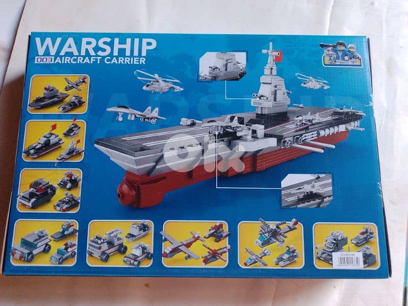768 pieces warship building blocks lego 2