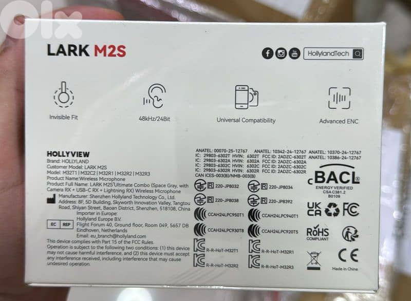 HollyLand Lark M2S wireless Lavalier Microphone Ultimate Combo 1
