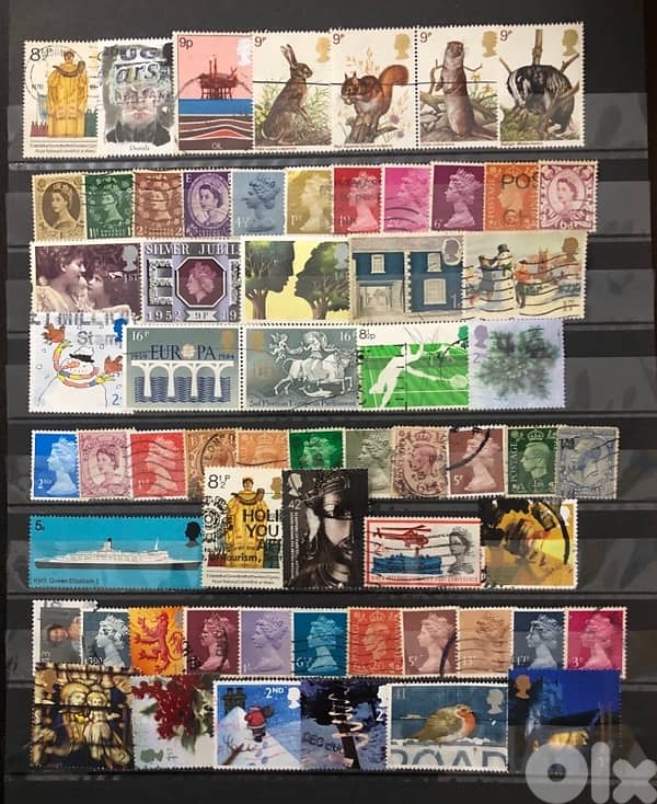 Great Britain stamps 0