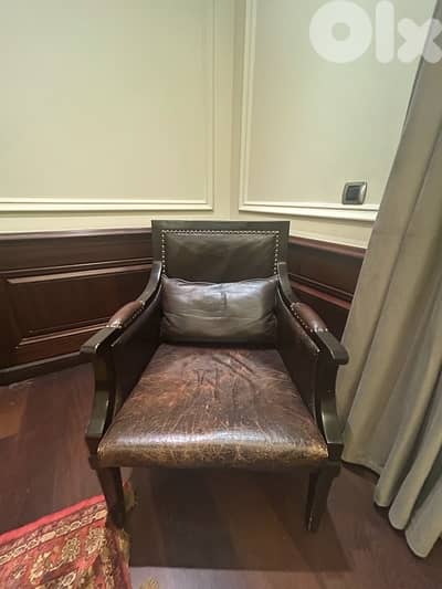 vintage brown chair