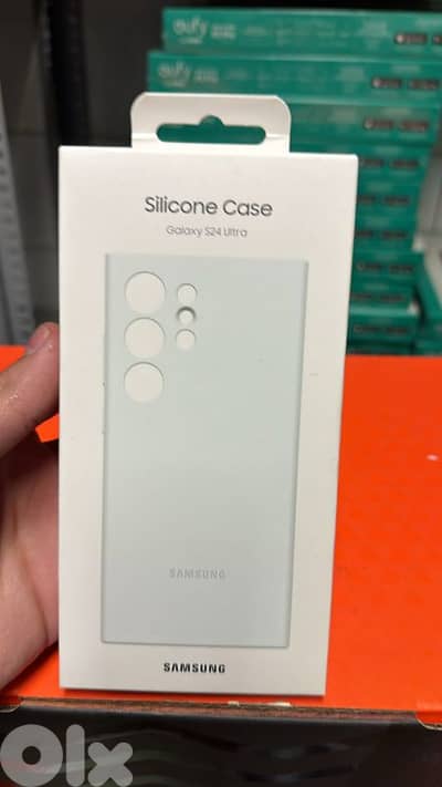 Silicone Case Galaxy S24 ultra white
