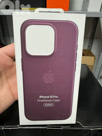 Finewoven case magsafe iphone 15 pro Mulberry