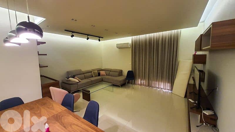 Fully Furnished Apartment in Dbayeh, Metn with Partial Sea View. 0