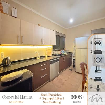 Beit Chabeb | Semi Furnished 140m² | Prime Location | New Building