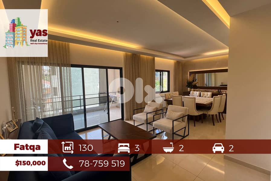 Fatqa 130m2 | Prime Location | Decorated | Classy Area | EH/IV 0