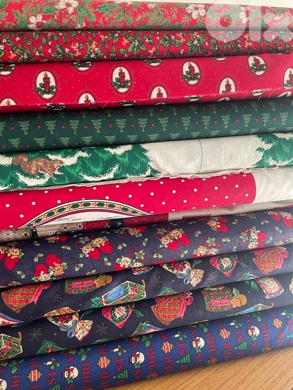 Christmas Fabrics 100% Coton European 4