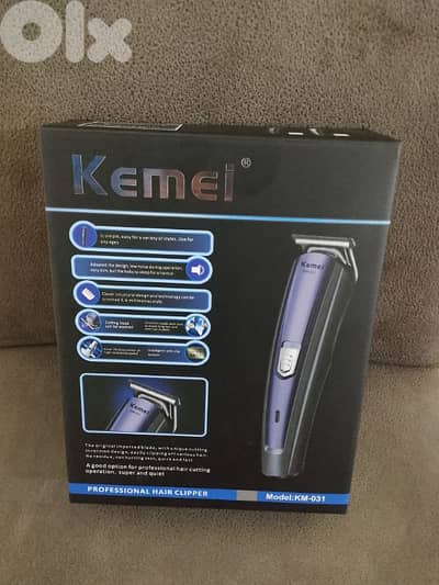 مكنة حلاقة رجالي للبيع ماركة KEMEI بعدا جديد السعر 15$ منهي