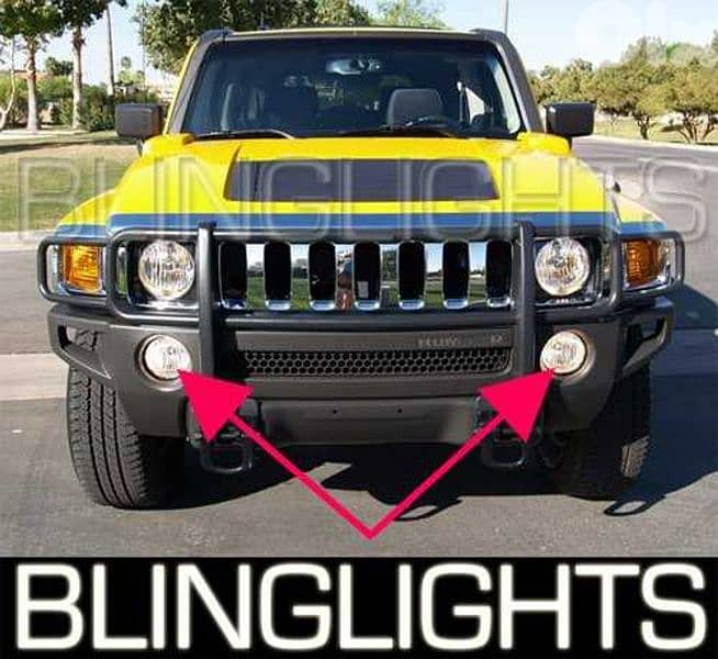 hummer h3 fog lights 2