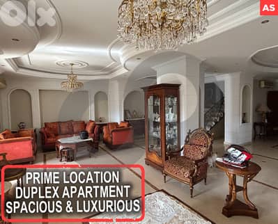 Spacious Duplex, prime area,tripoli, dam w farez/ضم و فرز REF#AS127635