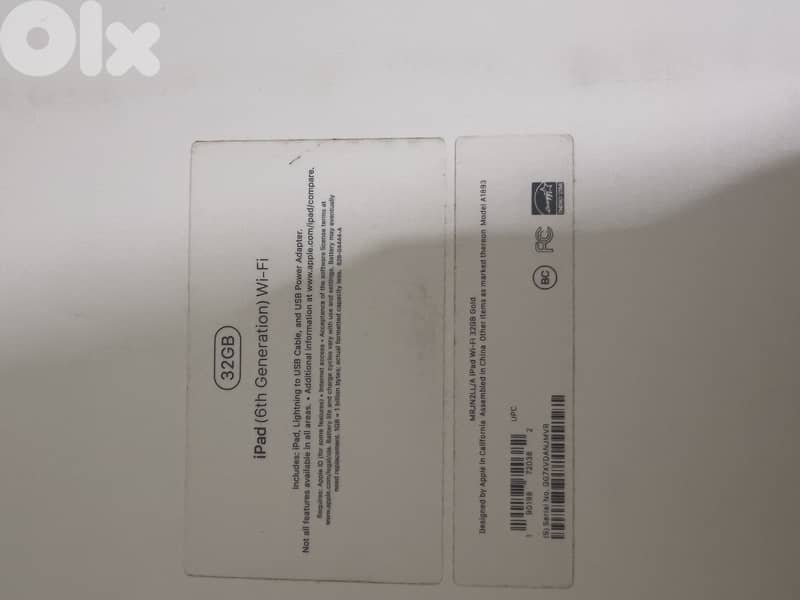 iPad 6th generation 1
