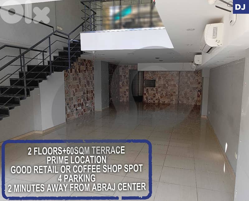 2 Floors + Terrace, Ideal for Retail or Coffee Shop  REF#DJ127646 0