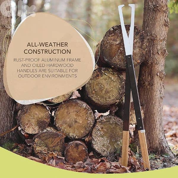 livarnohome fireplace tongs 3