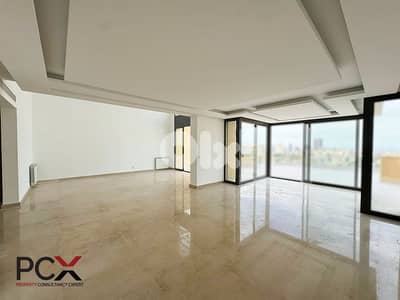 Duplex For Sale In Hazmieh I With Terrace & Sea View