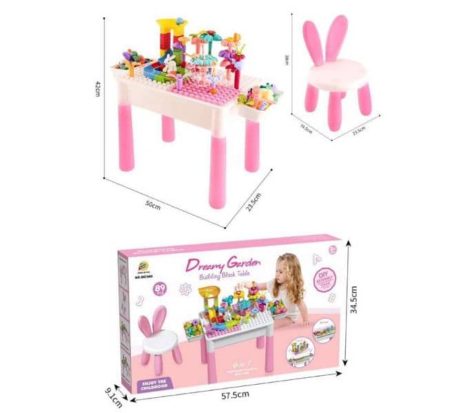 Dreamy Garden Building Block Table 1