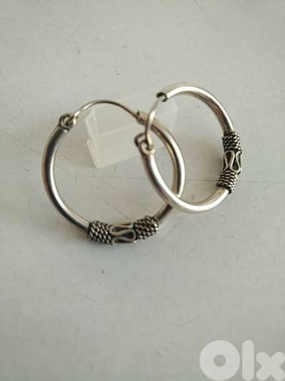 Old silver earrings - Not Negotiable