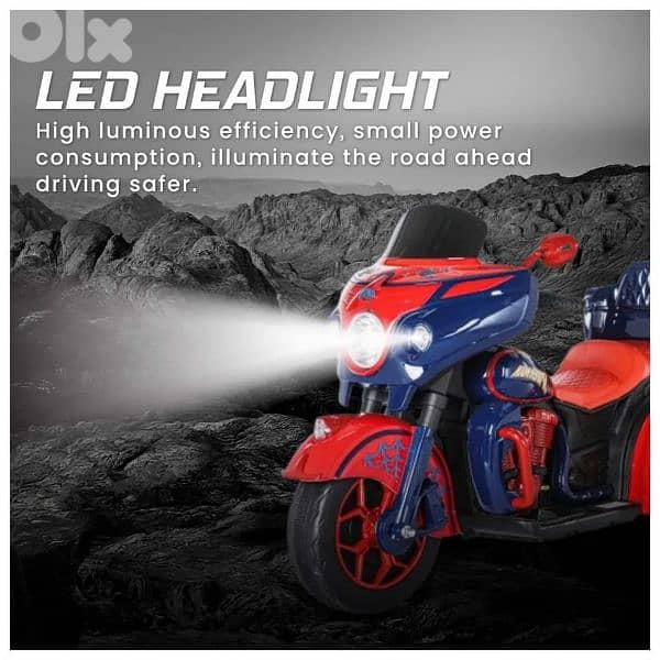 Spiderman Bike ride-on V12 5