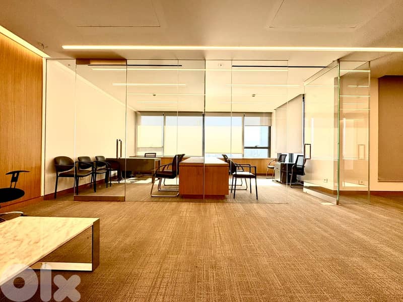 JH25-4479 Office 250m2 for rent in Achrafieh, $ 3,000 cash 0