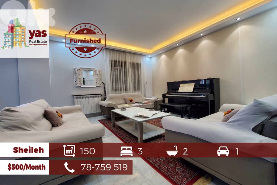 Sheileh 150m2 | Excellent Condition | Rent | Furnished | View | TO/KS 0