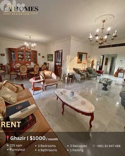 apartment for rent in ghazir شقة الايجار في غازير
