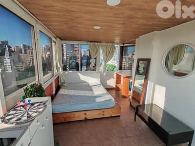 Rooftop 60m One Bedroom+40m Terrace Achrafieh Sassine Beirut