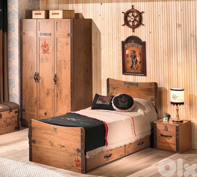 ÇİLEK pirate kids bedroom-8 pieces 1
