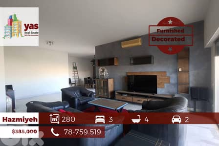 Hazmiyeh 280m2 | Furnished | Calm Area | Decorated | AA/GA
