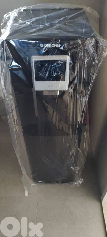 superchef dispenser black ice maker