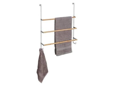 wenko bamboo towel holder