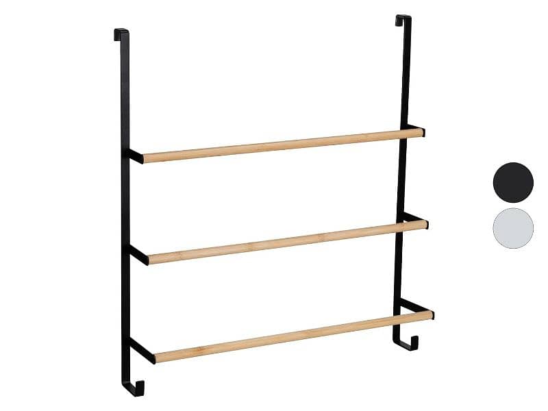 wenko bamboo towel holder 1