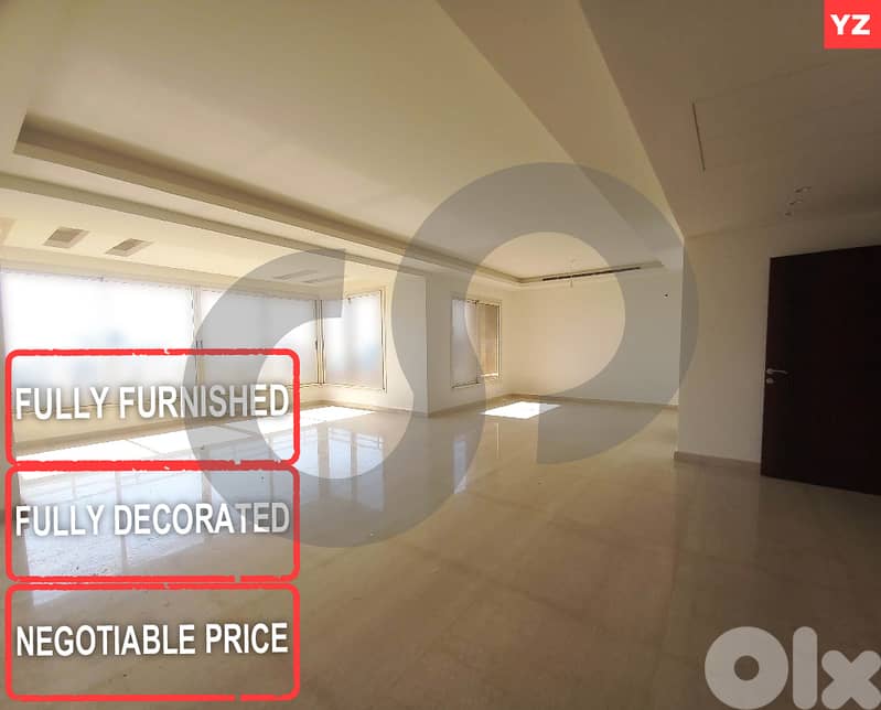 Fully Furnished & Decorated, ramlet el bayda/رملة البيضاء REF#YZ127687 0